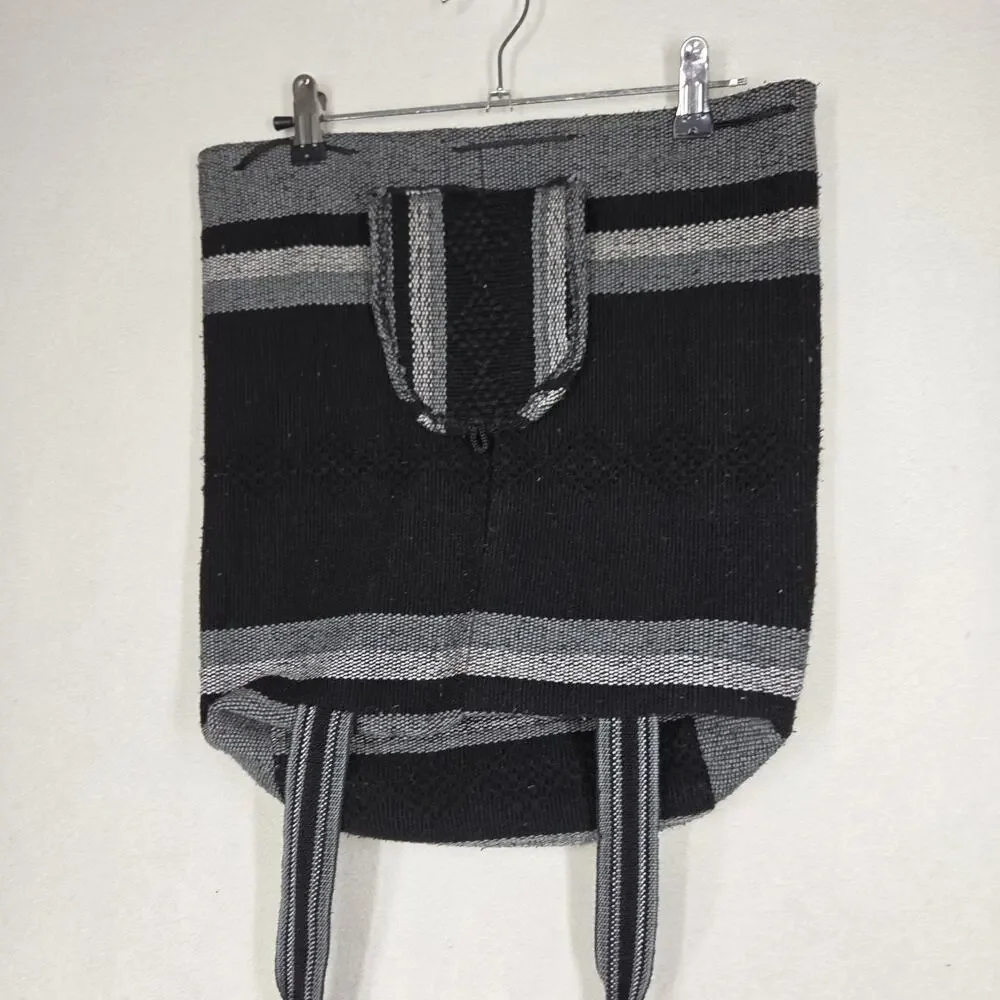 Raiders Backpack Bag Draw String Black White Sports NFL Las Vegas Storage Sport